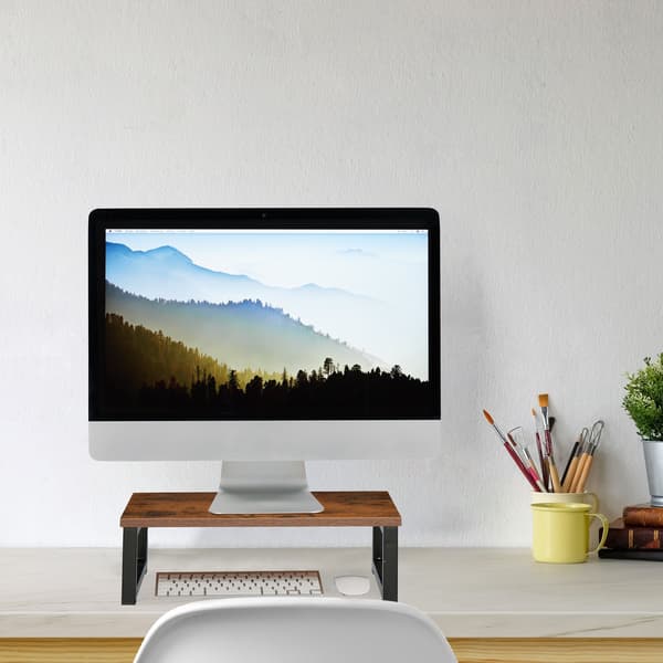 Monitorstativ – Ergonomisk, industriell design, skrivbordsarrangör