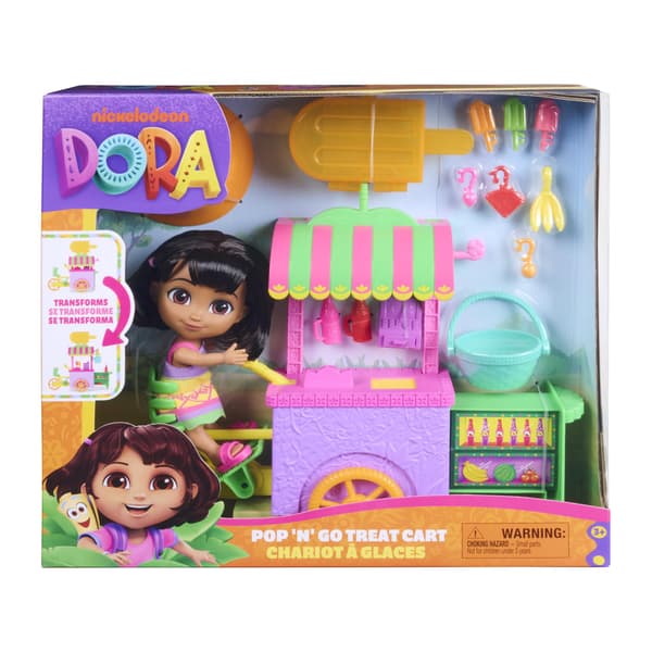 Dora Udforskeren Sliklegesæt med vogn og tilbehør