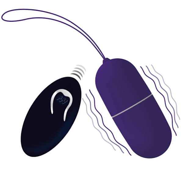 Intense - Flippy I Vibrating Egg Kaukosäätimellä Purple