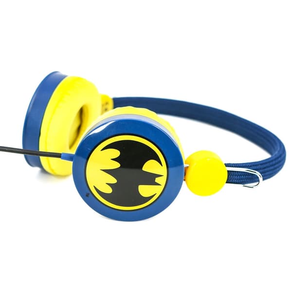 Batman logotyp hörlurar, trådbundna, lätt design