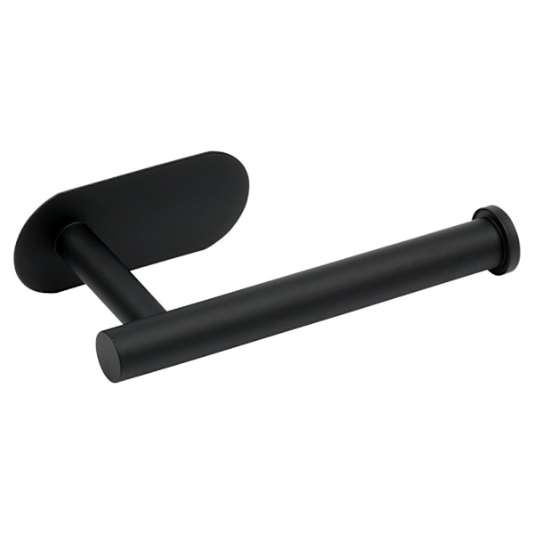 Toiletpapirholder i sort stål
