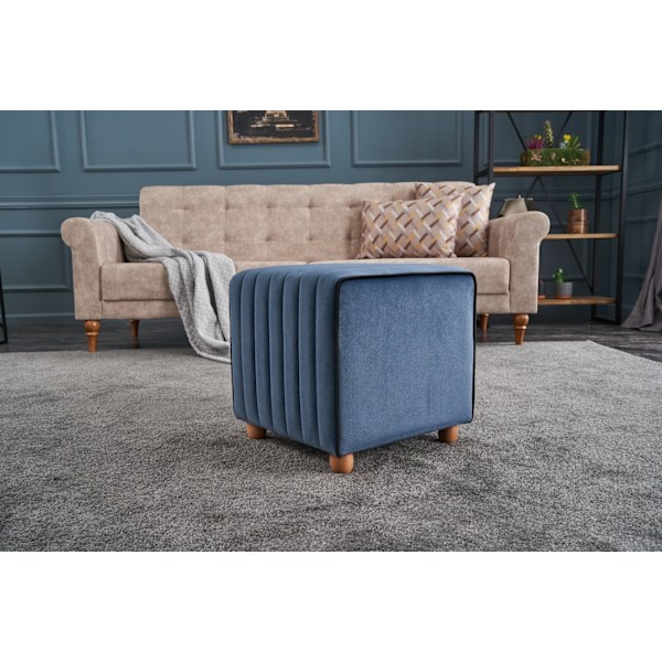 Pouffe Mona Puf - sininen