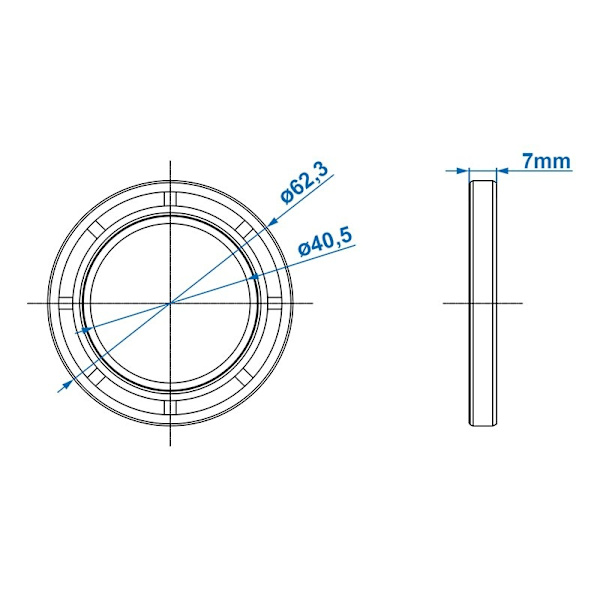 Napatiiviste 42x62x7mm