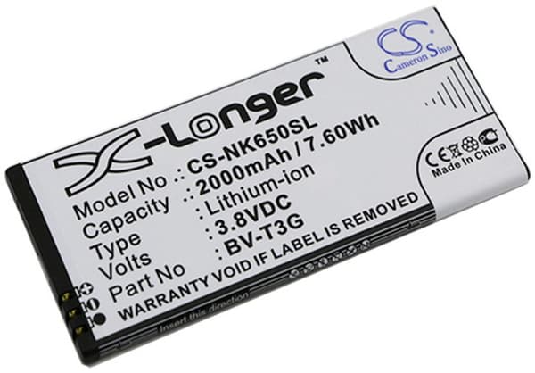 Batteri til Microsoft Lumia 650 osv