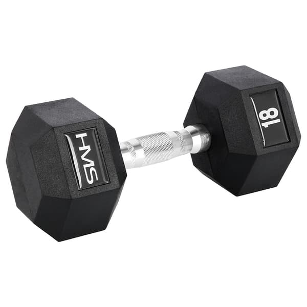 Hex Hantel 18 kg – Slitstark gymutrustning