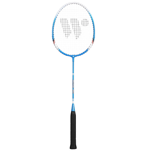 Badmintonset, 2 racketar, blå/orange