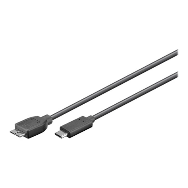 MicroConnect - USB-kaapeli - Micro-USB Type B (uros) 24-pinniseen USB-C:hen (uros) - USB 3.2 Gen 2 - 60 cm