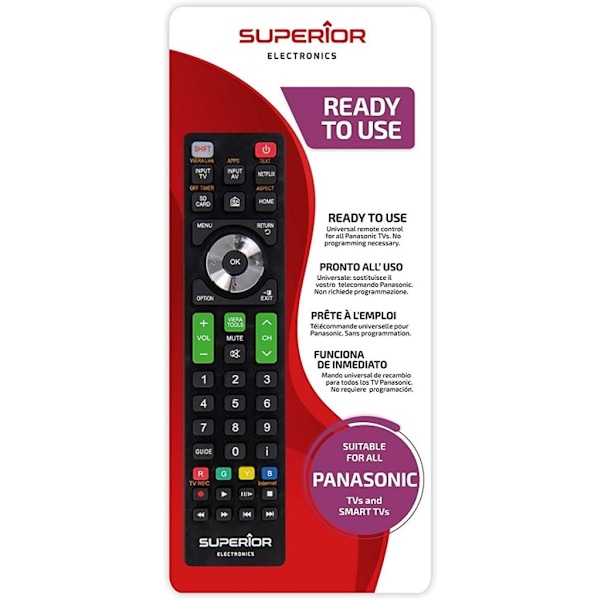 Universal fjernbetjening Panasonic Sort