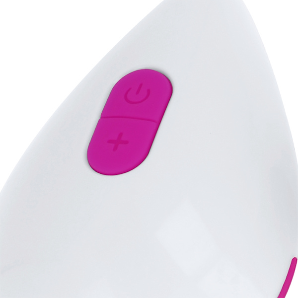 Ohmama - Textured Vibrating Egg 10 Modes Purppura ja Valkoinen