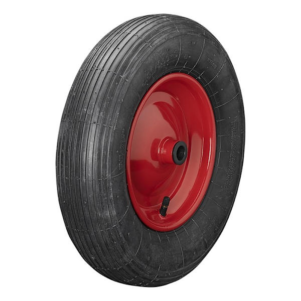 Luftdæk med metalfælg 16" 4.00-8