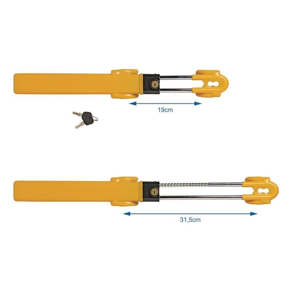 Ratin lukko Heavy Duty kahdella avaimella