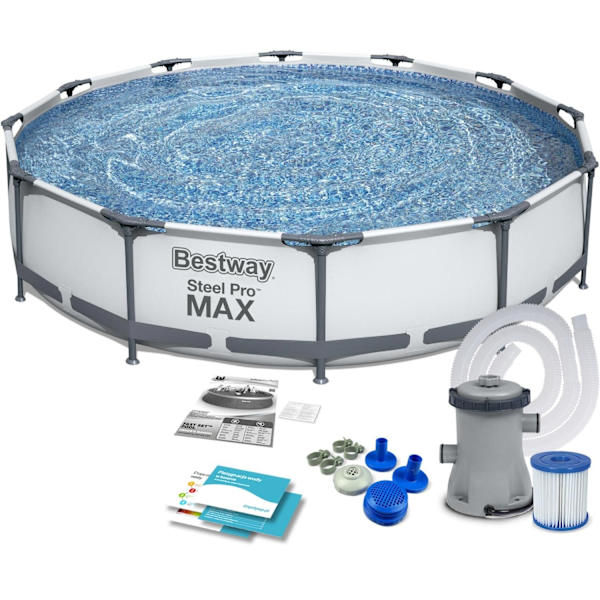 Ramme havepool 366 x 76 cm 9 i 1 Bestway 56416