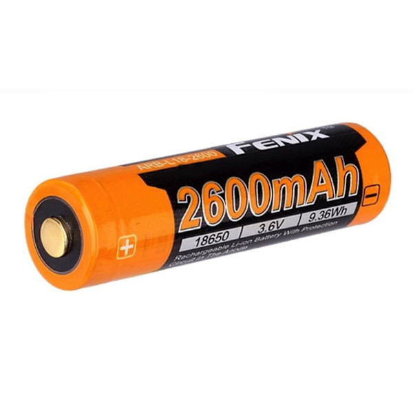 18650 Li-ion 2600mah ladattava