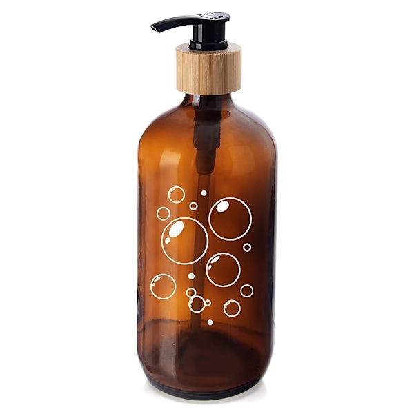 Sæbedispenser i glas 500 ml