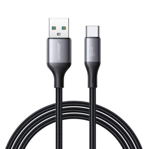 Joyroom Flash Series snabbladdningskabel USB-A till USB-C 3A, 2m - Svart