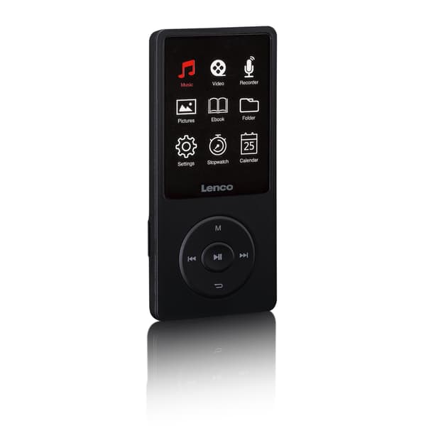 MP3/MP4-afspiller, 2,4" skærm, 8 GB hukommelse, sort