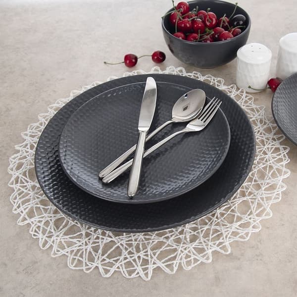 Vit Rund Köksunderlägg i Stärkt Papper, 35 cm Diameter
