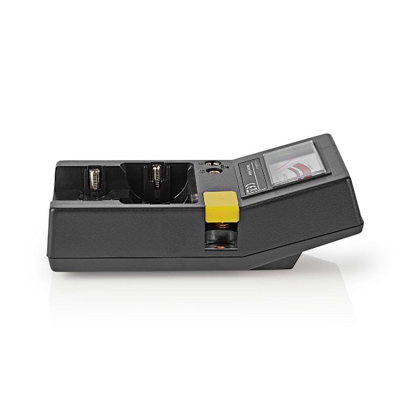 Batteri Tester | 9V - AA - AAA - Button Cell - C - D | Sort