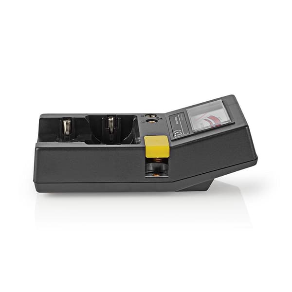 Battery Tester | 9V - AA - AAA - Button Cell - C - D | Svart