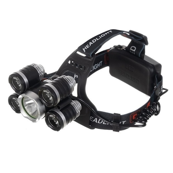 Forlygte 5 x LED T6 CREE