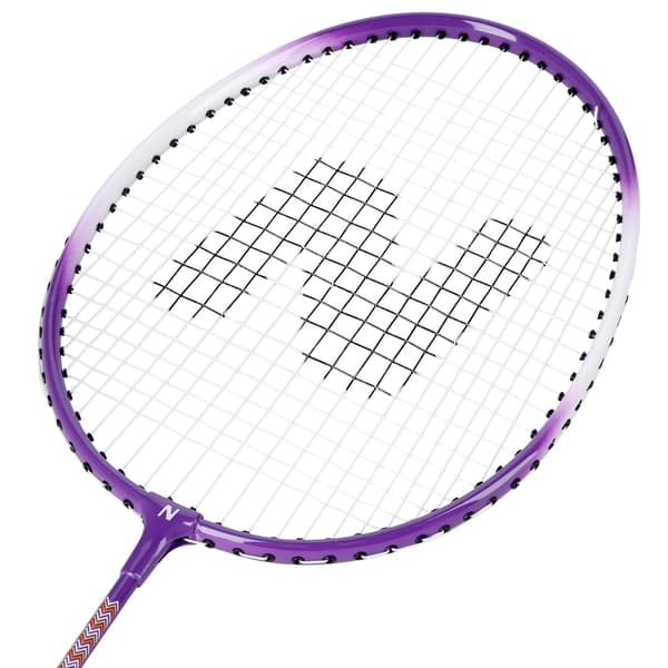 Badmintonsæt: 2 aluminiumsketsjere, 3 fjerbolde, dæksel
