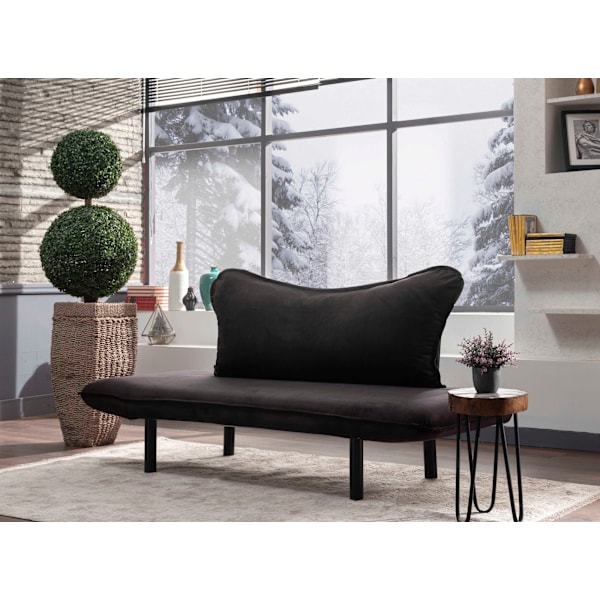 2-sæders sovesofa Chatto - Sort