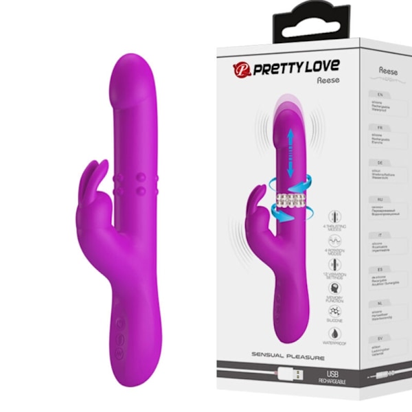 Pretty Love - Reese Vibraattori violetilla kierrolla