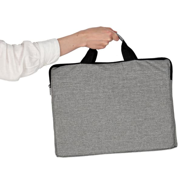 Laptoptaske 15,6"" etui til kvinder og mænd, grå
