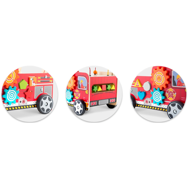 Trärullator pusher brandkår RK-873 Ricokids