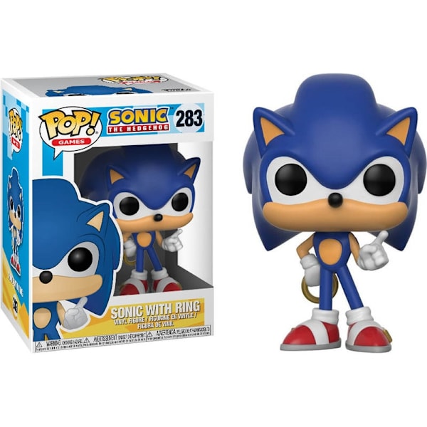 POP-figur af Sonic med ring