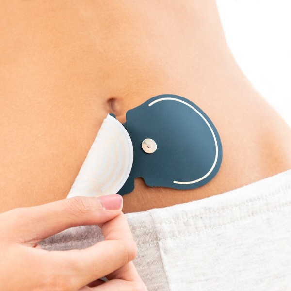 Ersättningsplåster för avslappnande massageapparat vid menstruat