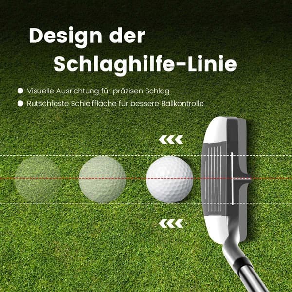 Golfhugger 89 cm – Hoved i rustfrit stål, skridsikkert greb