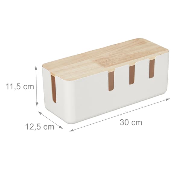 Kabelbox vit