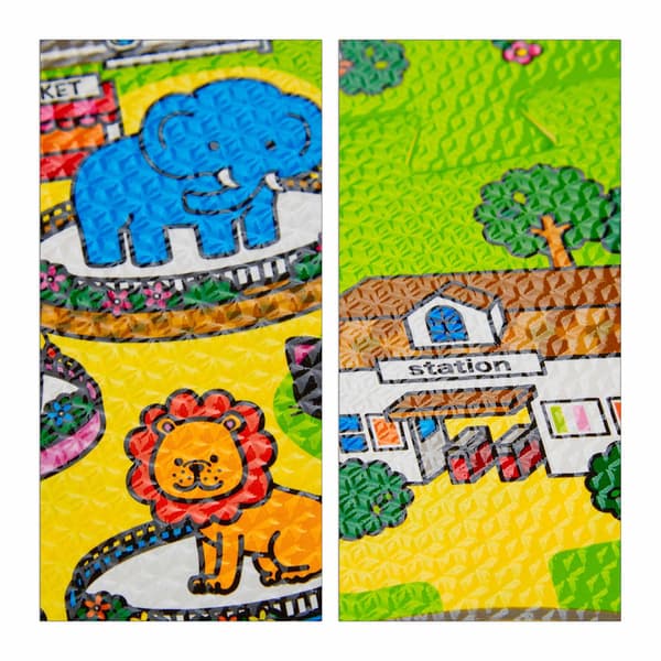 Puzzle Mat Road eläinten kanssa