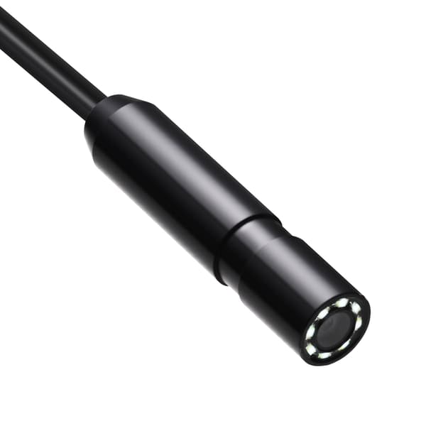 Endoskopkamera 1920P, 5m kabel, 8 LED-lampor, IP67