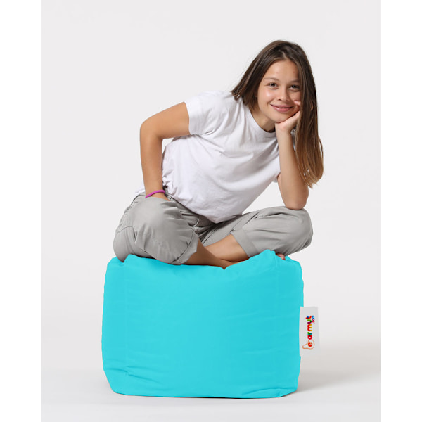 Garden Pouff Square Pouf - turkoosi