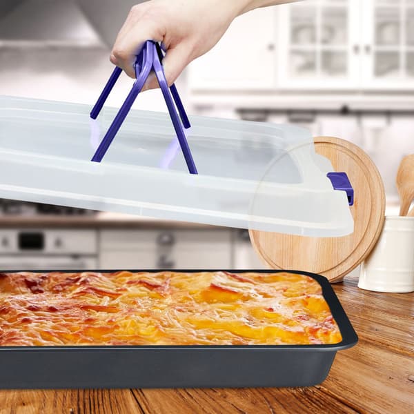 Bageplade med låg – non-stick, multifunktion
