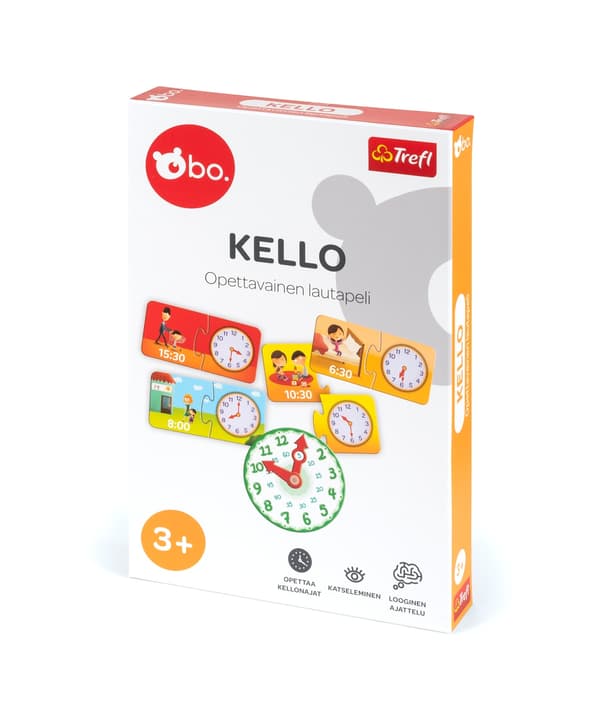 Bo. Opetuslautapeli "Kello" (suomen kielellä)