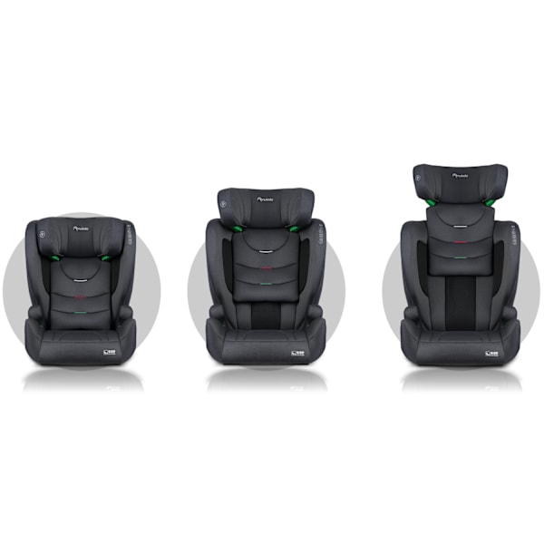 Nukido Louis Soft turvaistuin harmaa15-36 kg ISOFIX