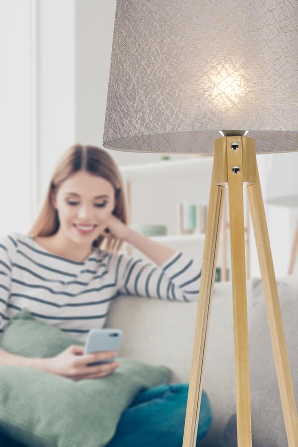 Smarta Wi-Fi LED-lampor, 4-pack, röststyrning, dimbara