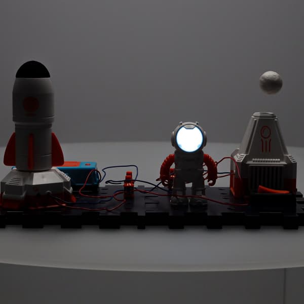 Pedagogiskt elektronikkit, rymdstation, 8+ år