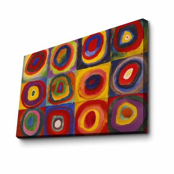 Dekorativ canvasmålning 4570KANDINSKY008
