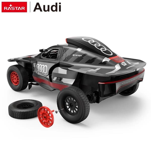 Fjärrstyrd Audi RS Q e-tron-bil, skala 1:14, driftläge