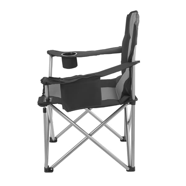 Overdimensionerede campingstole, 2-pak, 180 kg, køletaske