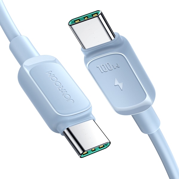 USB-C - USB-C kabel 100W 1,2m blå