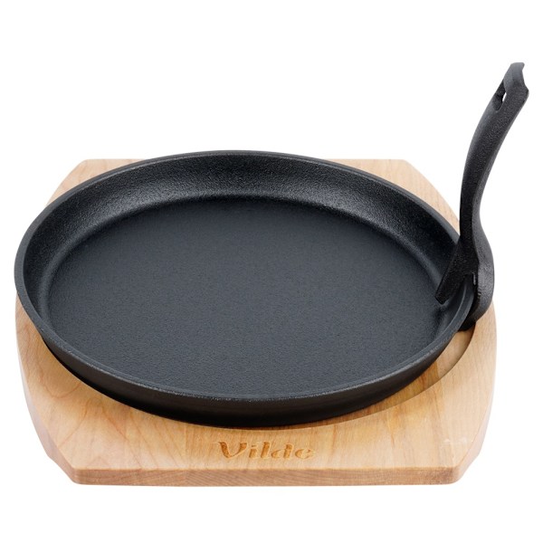 Valurautainen tarjoiluastia laudalla CAST LINE 22 cm