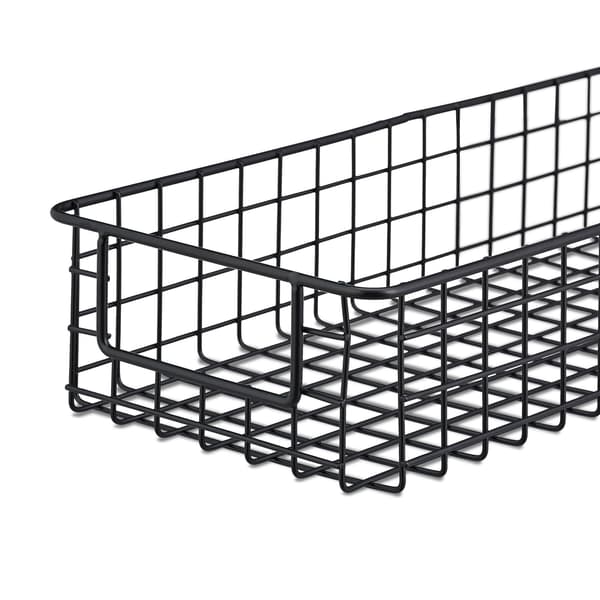set med 3 trådkorgar för väggen