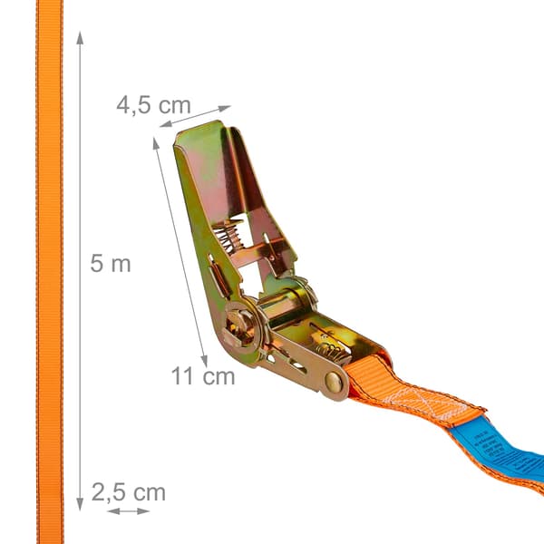 Spärrbandsset, 4-pack, rivsäker polyester