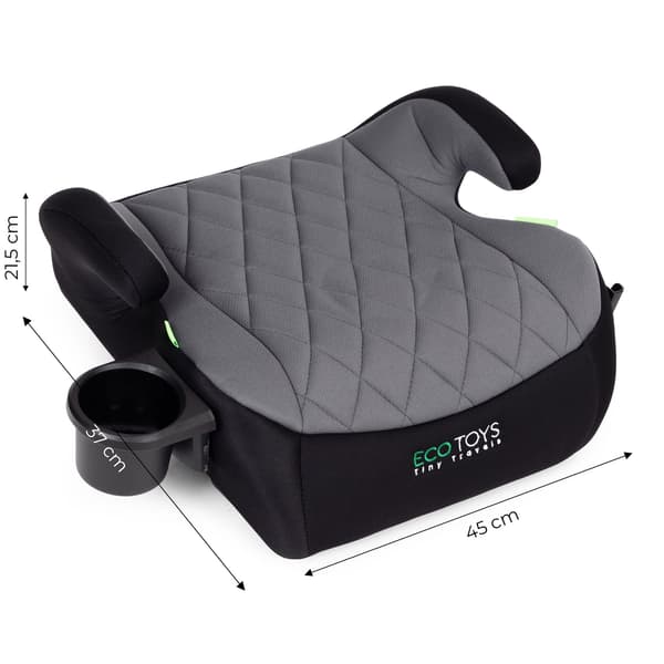 Turvakorokeistuin mukitelineellä, i-Size, 125-150 cm