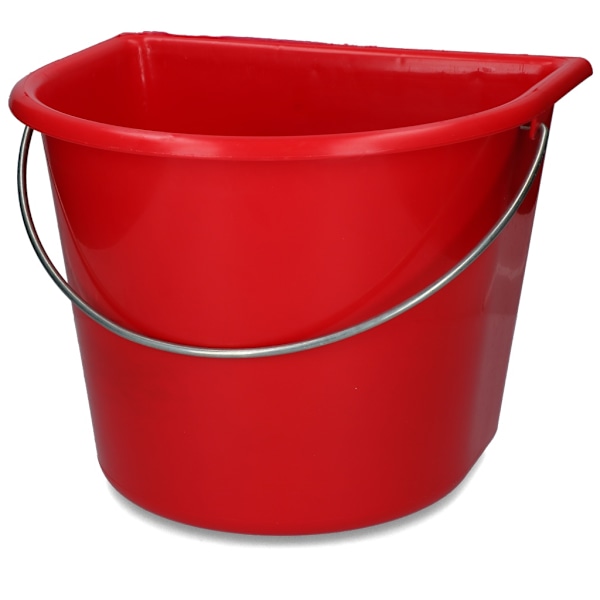 Tasapuolinen ämpäri 15 l punainen